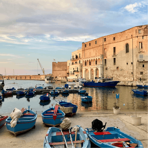 Stay just a twenty minute drive away from the stunning town of Monopoli 