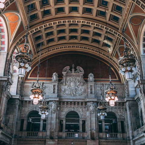 Immerse yourself in history at the Kelvingrove Art Gallery & Museum