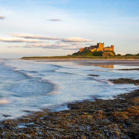 Enjoy the exhilarating appeal of coastal living from Bamburgh