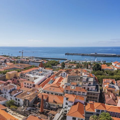 Dive into Funchal's streets tracing to the seafront, just a short walk away