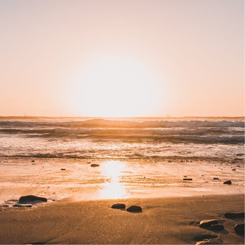Catch the sunset at Clifton Beach – just a ten minute drive away