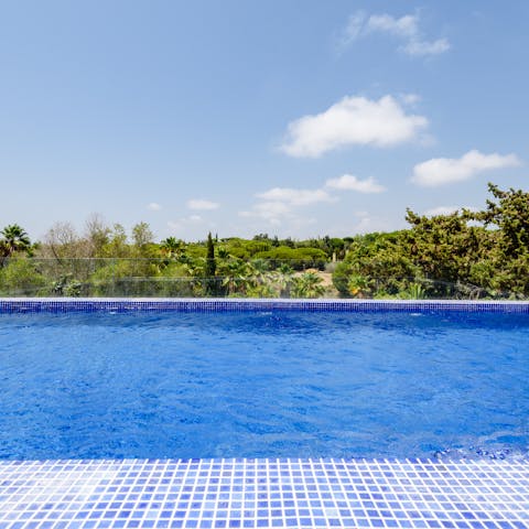 Look forward to cooling off with a leisurely swim in your private pool
