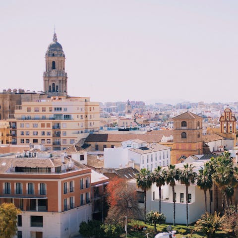 Take a day trip into Malaga, just a short drive away