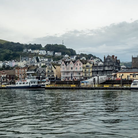 Catch the ferry over to Dartmouth in a quarter of an hour