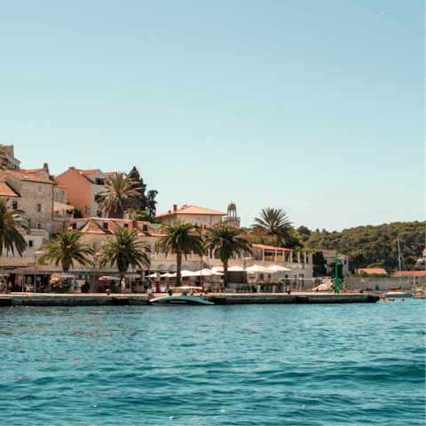 Book a day trip to Hvar Island –⁠ just a short ferry ride away