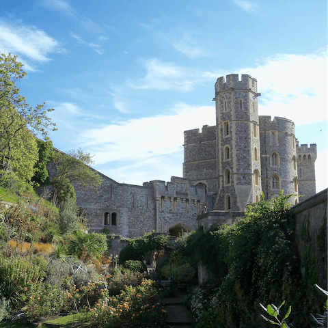 Take a scenic walk or breezy drive up to the centre of Windsor