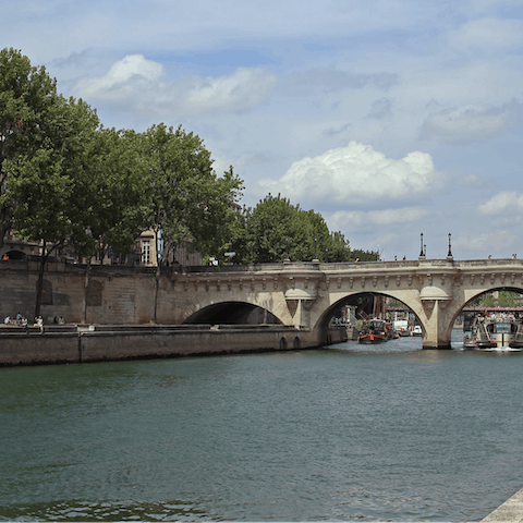 Drift along the Seine on a sightseeing cruise