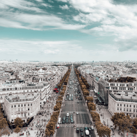Experience what Champs-Élysées has to offer – a three minute walk away
