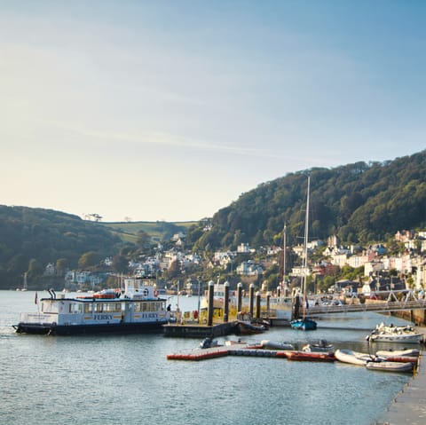 Jump on a ferry and head to the historic port of nearby Dartmouth