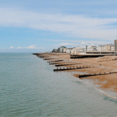 Walk down to the beach and embrace the rejuvenating spirit of the sea