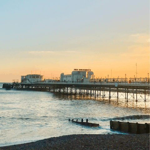 Embrace quintessential seaside charm from the town of Worthing