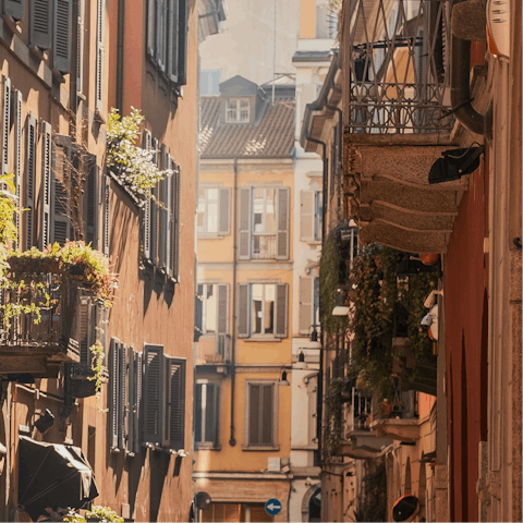 Immerse yourself in the fashionable streets of the Porta Romana neighbourhood 