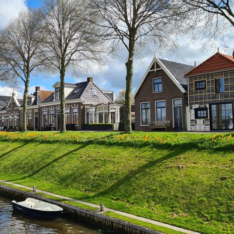 Visit the picturesque town of Dokkum, a twenty-minute drive away
