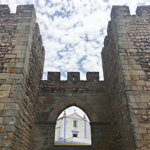 Visit the Castle of Arraiolos, a medieval building located a short drive away