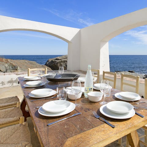 Have a private chef cook up a storm in the most stunning setting, will it be paella or barbeque?