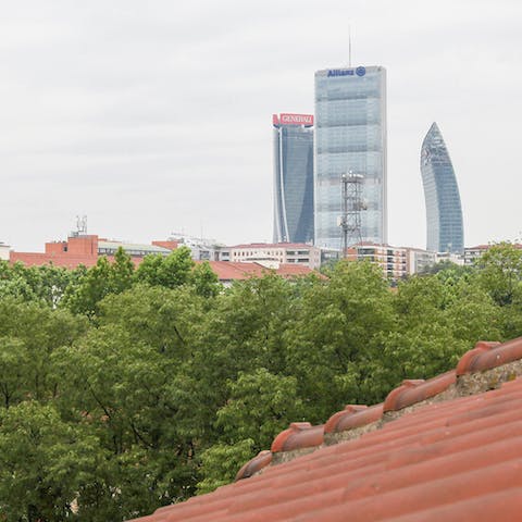 Admire the stunning cityscape from your own balcony 