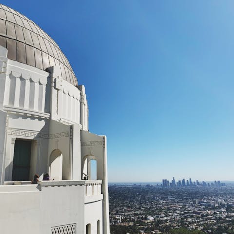 Hike the 2 miles up to Griffith Observatory for jaw-dropping views over Downtown