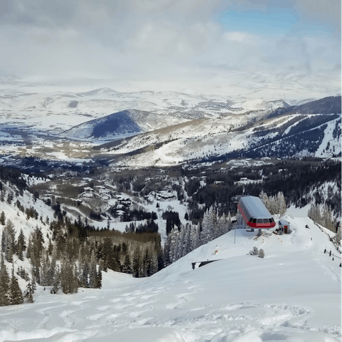 Hit the slopes at Deer Valley Resort, a three-minute drive from your door