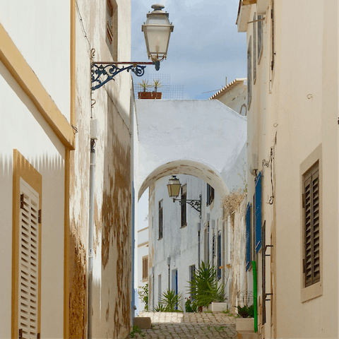 Head into Albufeira old town for the evening, just a six kilometre drive away