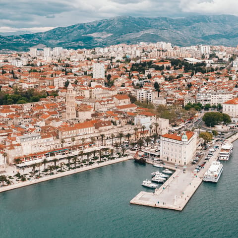 Discover the historic architecture, fine restaurants, and seaside promenade of Dalmatia's largest city, Split