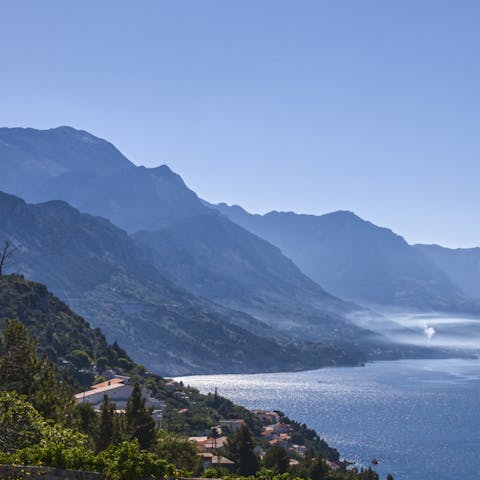 Tour the picturesque Dalmatian coast with its traditional villages and dramatic topography