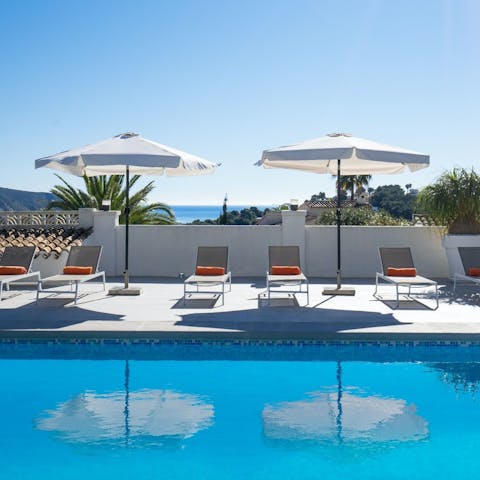 Cool off from the Spanish sunshine with a refreshing dip in your private pool