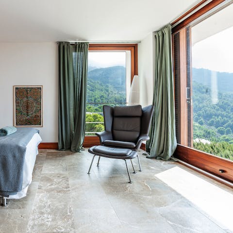 Wake up to magnificent views from the master bedroom