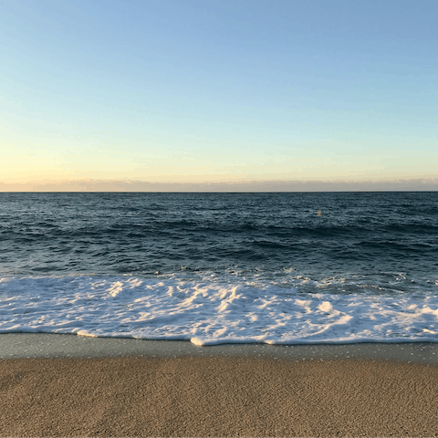 Stroll down to Bagno Maurizio Beach, a seven-minute walk from the home
