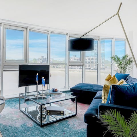 Sit back and enjoy the views from the living room