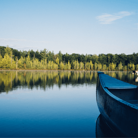 Hike the trails of Lake Taghkanic State Park