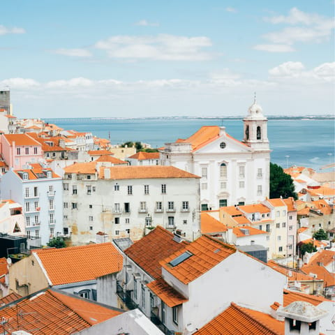 Take the train into Lisbon, about thirty minutes away