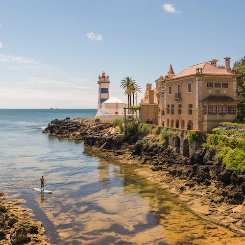 Explore Cascais – the nearest beach is a ten-minute walk away