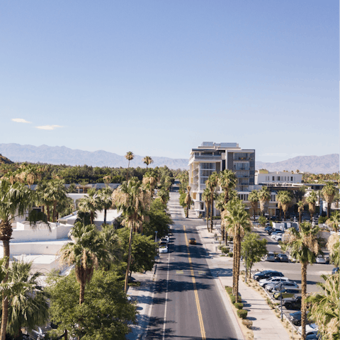 Take some time to explore Palm Springs' attractions – Downtown is just a ten-minute drive away