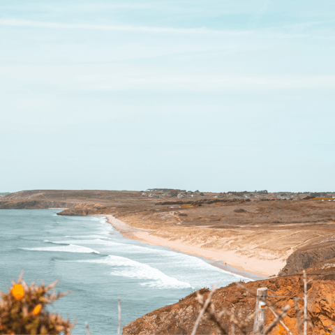 Explore the dramatically beautiful beaches running along the Brittany coastline