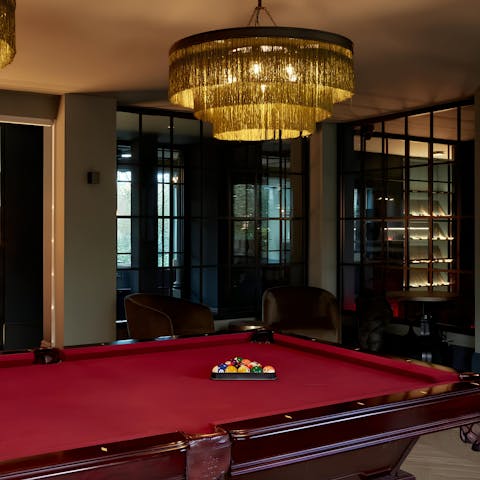 Enjoy light hearted fun in the shared games room 