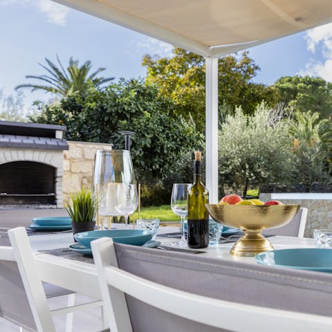 Throw a barbecue and dine alfresco under the Sicilian sun