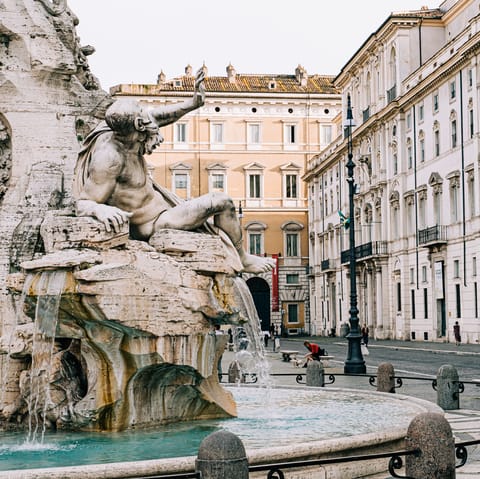 Stroll two minutes to the bars of Piazza Navona