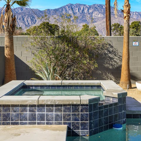 Chill in the hot tub for a touch of tranquility