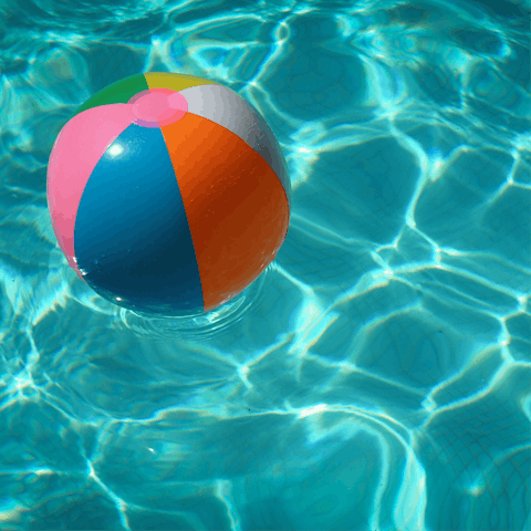 Cool off in the Dubai heat in the communal pool