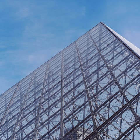 Visit the iconic Le Louvre, it's a quick metro ride away