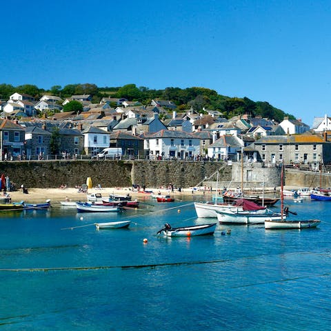 Nip down to postcard-perfect Mousehole Harbour, just two minutes from your doorstep