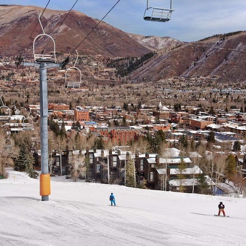 Spend a winter's day making the most of the slopes