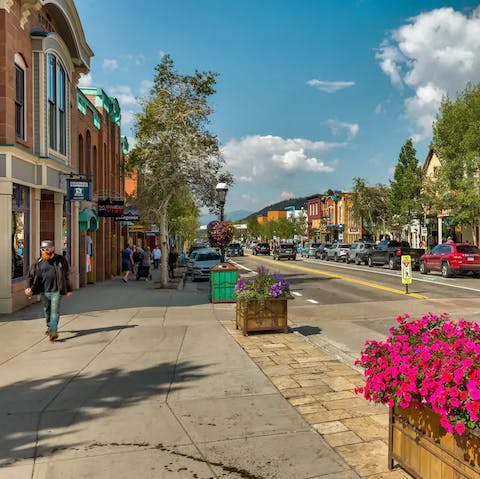 Visit Breckenridge's Main Street for all your shopping needs