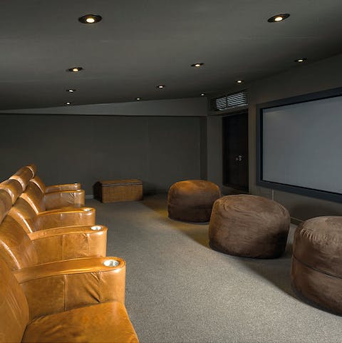 Watch a blockbuster in your private movie room