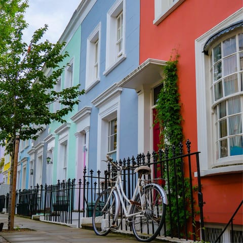 Stay near Portobello Road in the charming district of Notting Hill