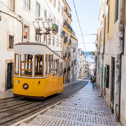 Go exploring the majestic capital city of Lisbon,  a twenty-five minute drive