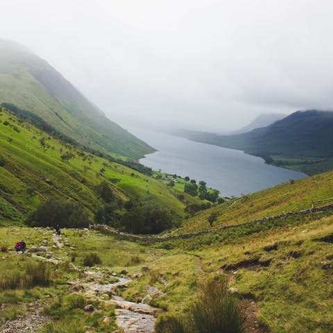 Hike Scafell Pike if you're up for a challenge – you can drive there in an hour