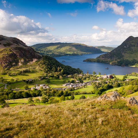 Take in the stunning views of Lake Windermere as you wander through the estate