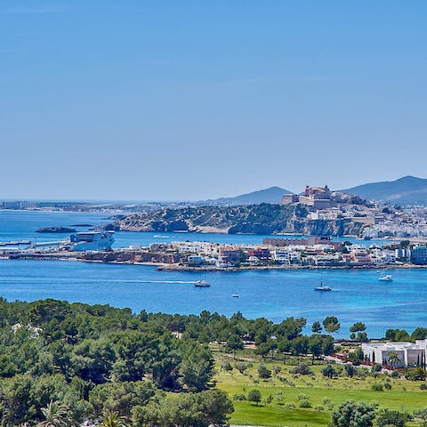 Absorb mesmerising views of Ibiza from your enviable vantage point