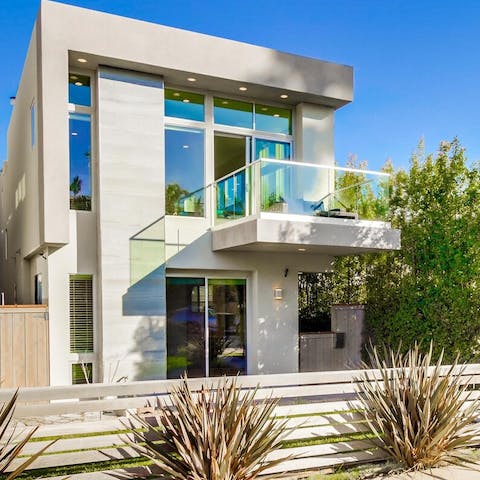 Savour the home's cool, contemporary design